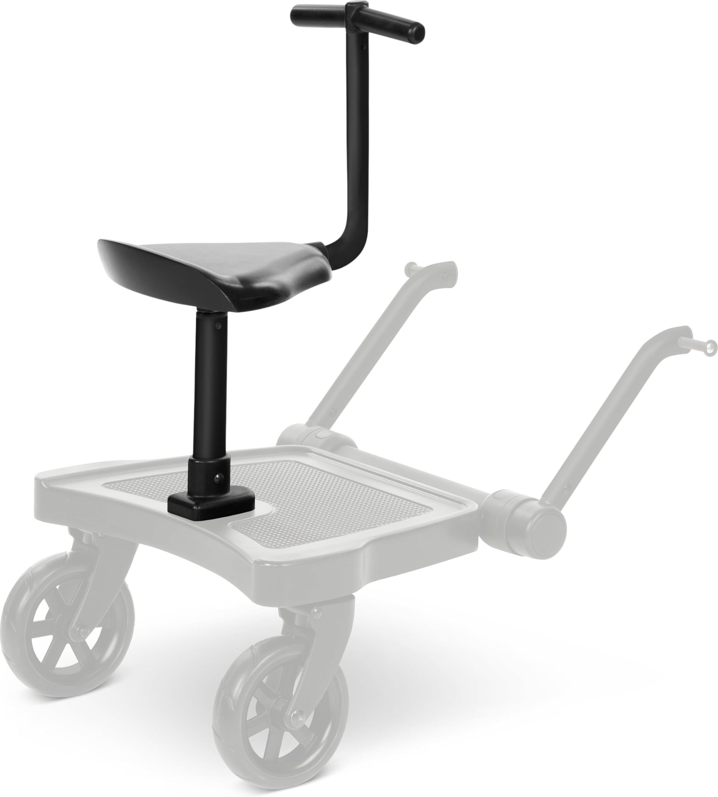 Siège Kiddie Ride On 2 ABC Design – pour Poussettes – Assise pour Planche Kiddie Ride On 2 ABC Design – Jusqu’à 20kg – Couleur : black