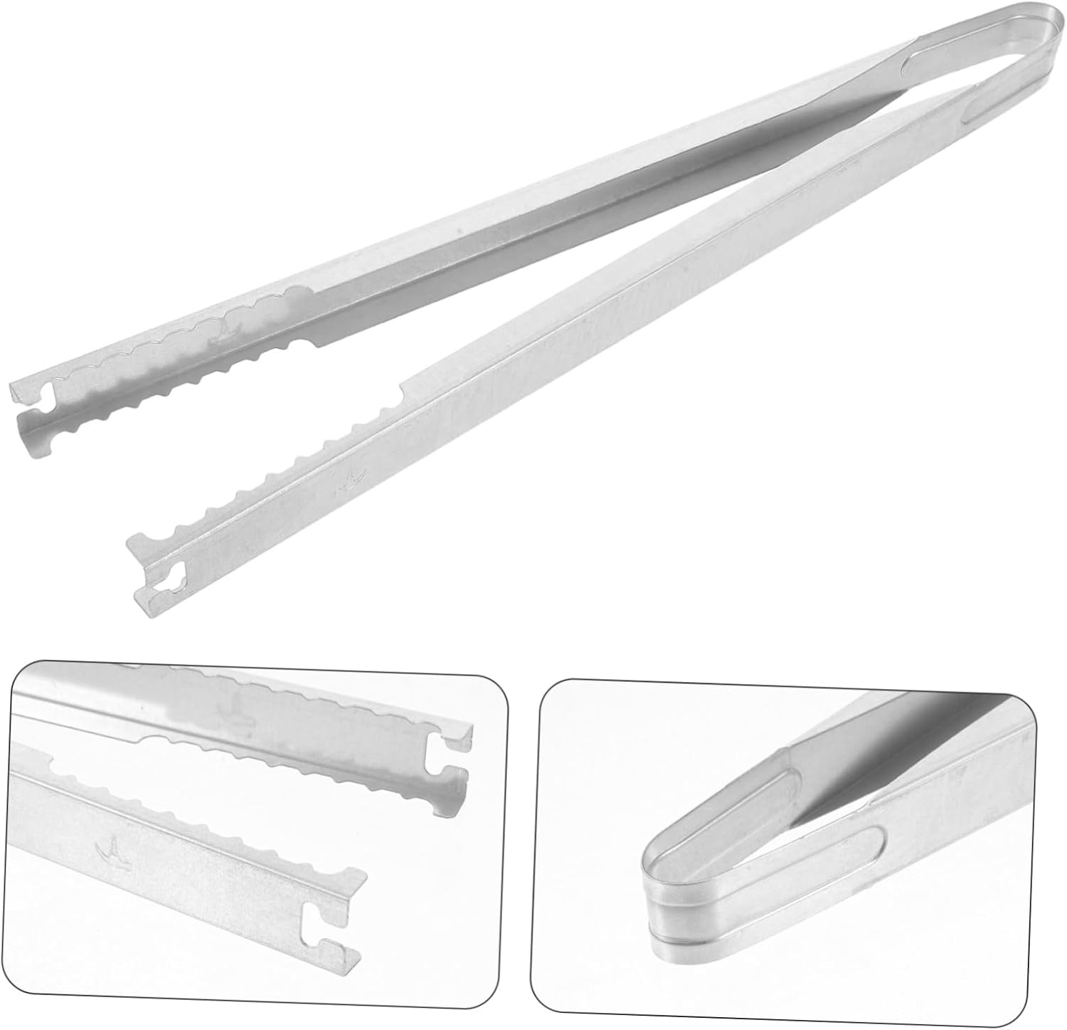 UPKOCH Outdoor Charcoal Tongs Heavy Duty Firewood Grabber for Safe Bbq Camping and Bonfires Handle Fire Pit Tool for