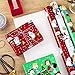 Hallmark Christmas Peanuts Wrapping Paper with Cut Lines on Reverse (Pack of 3, 105 sq. ft. ttl) Snoopy, Charlie Brown, Woodstock (5JXW1036)