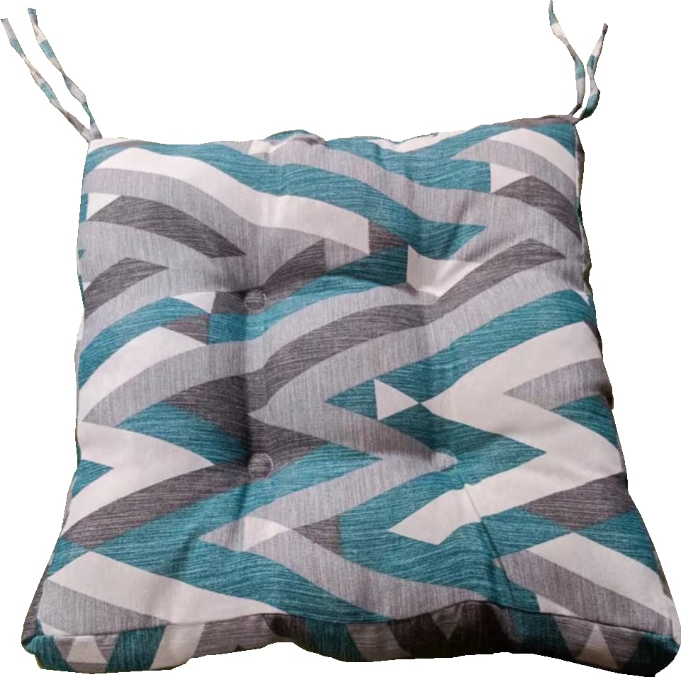 Genérico Cojines para Silla, Acolchados, Relleno de Algodón 5cm, Cómodos y BIandos, Ideal para la Decoración de Cocina y Salón, Comedor y jardín. Fabricados en España