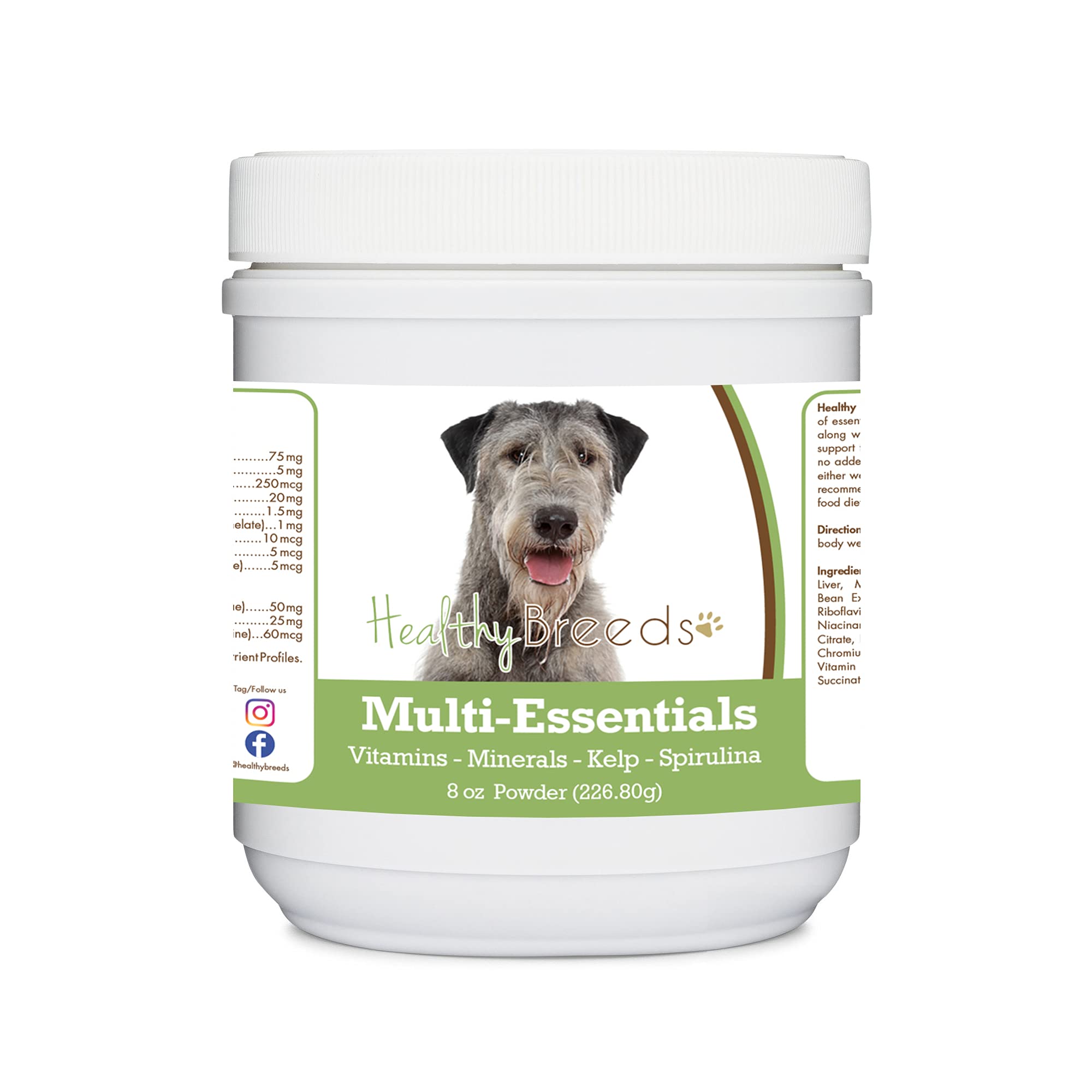 Healthy Breeds Irish Wolfhound Multi-Essentials Powder for Dogs 8 oz