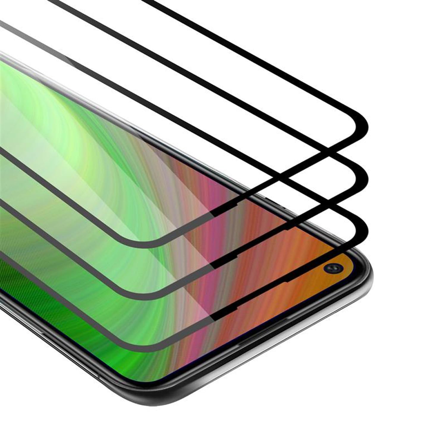 Cadorabo 3x Pellicola Protettiva compatibile con Huawei P40 lite