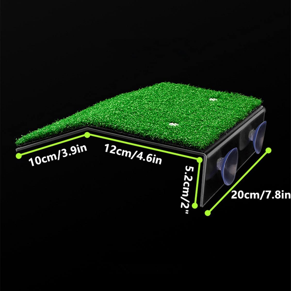 Lawn Turtle Basking Platform Turtle Resting Basking Platform, Simulazione Tartaruga Rampa per Turtle Tank, Reptile L
