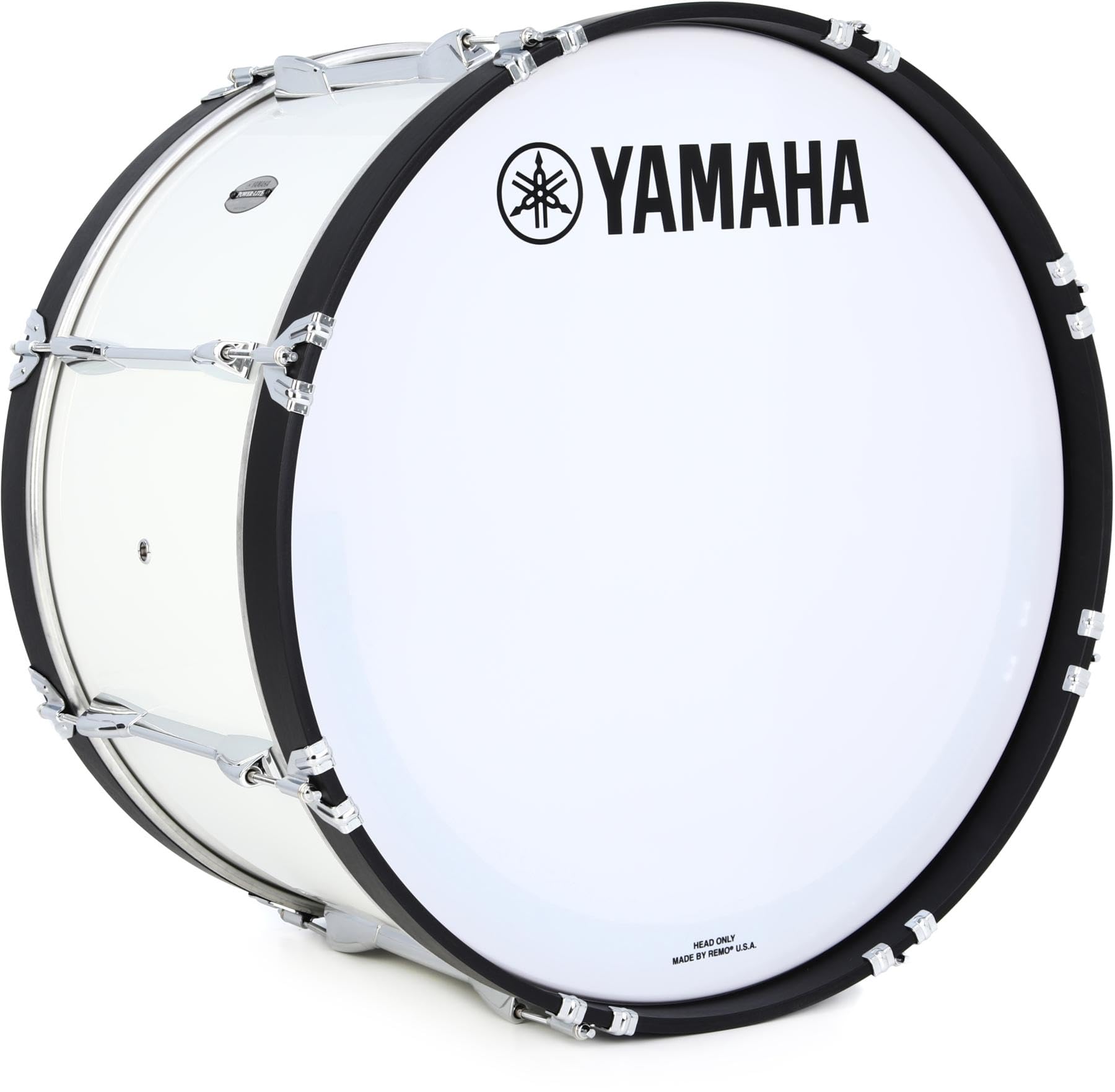 Yamaha 6300 Series Power-Lite 24-inch x 13-inch Marching Bass Drum - White