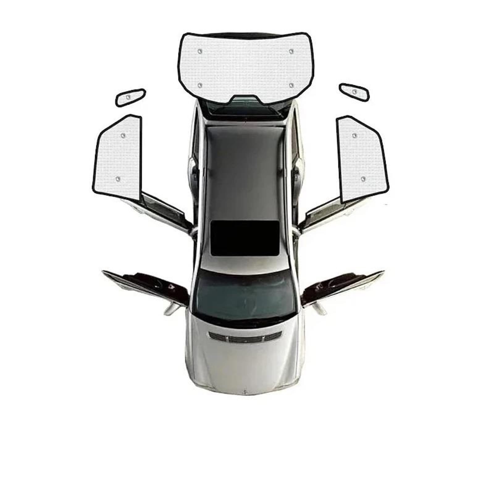 Para CX30 2024 2023 2022 2021 2020 Para CX 30 Para DM Parabrisas Coche Parasol Visera Interior Parasol Coche Magnético(Rear Sunshades)