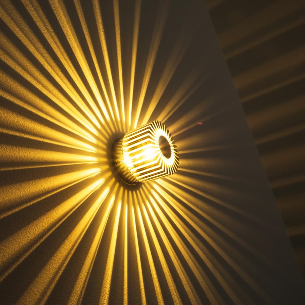 Wandlampe Cantoni, Wandleuchte aus Metall in Nickel-matt, Wandspot 1-flammig, 1 x G9, Wandstrahler mit Lichteffekt, ohne Leuchtmittel