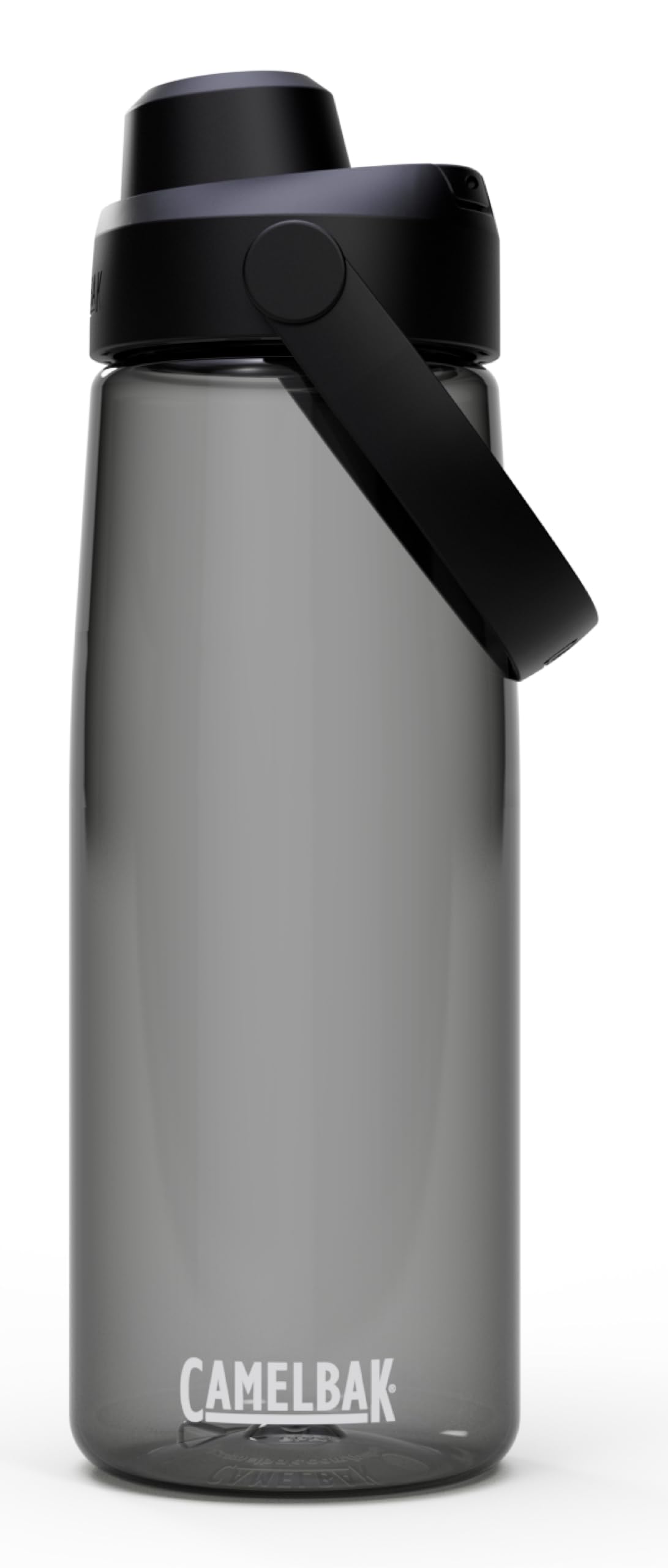 Camelbak THRIVE CHUG 740 ml – bike bottle – leak-proof – soft drinking spout – ideal for on the go – keeps hydrated even in heat – Charcoal, size: OS