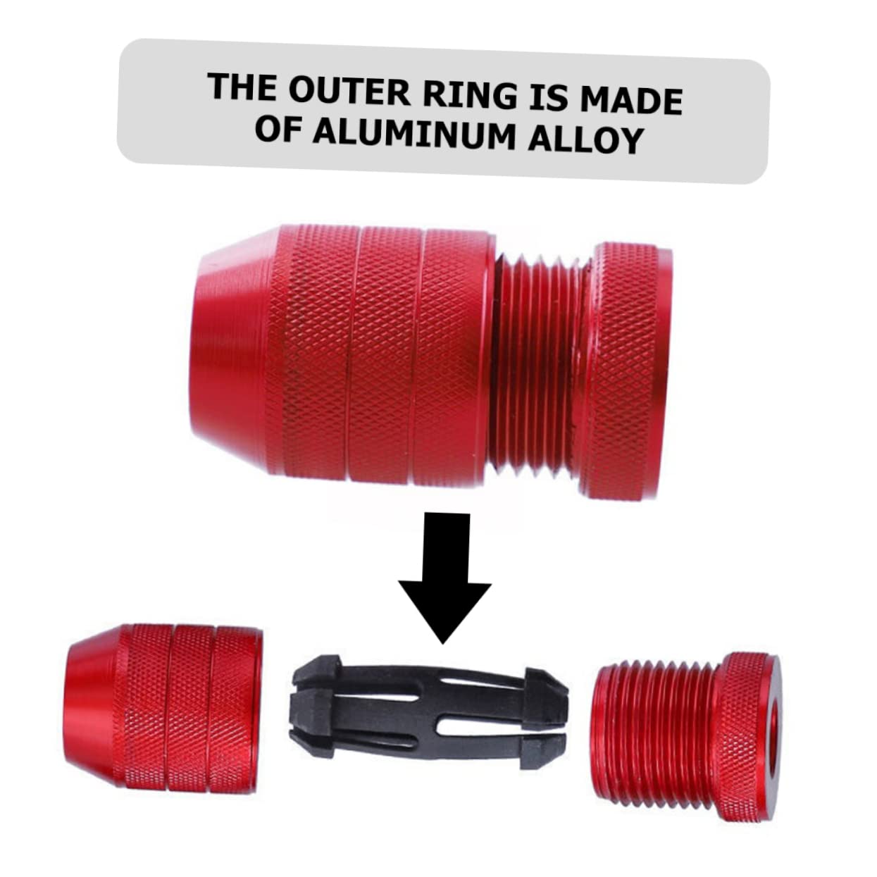 ARTIBETTER 4pcs Adjustable Drill Bit Depth Stops Aluminum Drill Stopper Tool for Woodworking and Brick Mini Positioners Non- Design and Easy Locking Mechanism