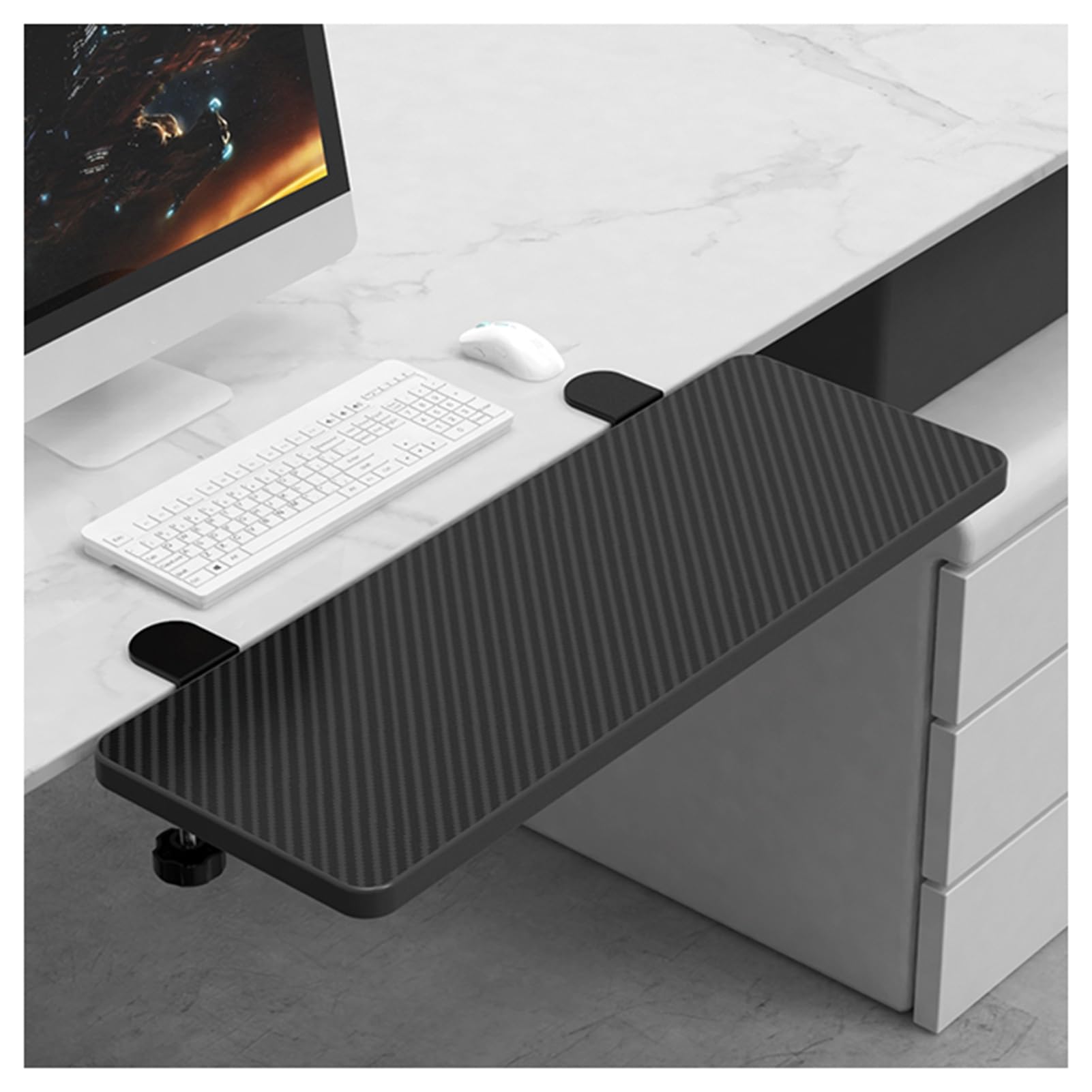 Foldable Desk Extender,Desktop Keyboard Extender,Ergonomics Desk