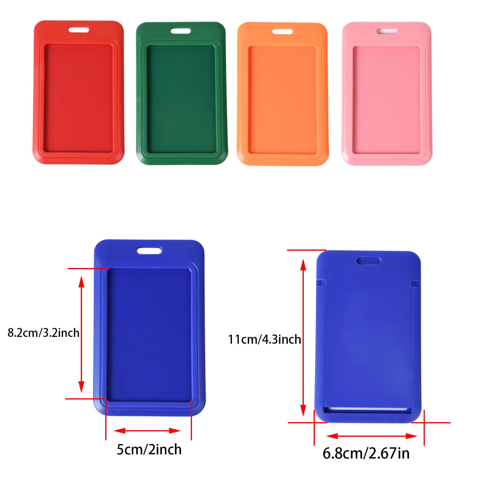 50 Pieces Sliding Id Badge Holder, Card Holder, Name Card Protector, Badge Holders - Image 2