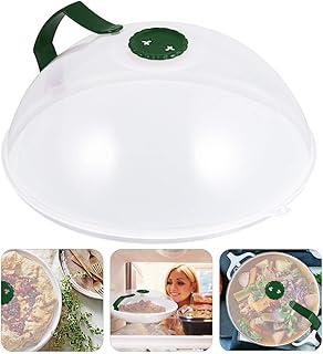 Yardwe Couvercle de Plaque à Micro-Ondes Couvercle de Dôme sans Bpa avec Évents Et Poignée de Vapeur Couvercle de Protection Contre Les Éclaboussures de Micro-Ondes pour Une Utilisation