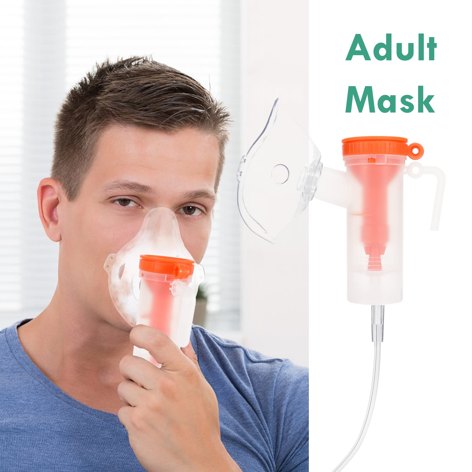CARER SPARK Accessori per tubo inalatore e kit di accessori per bocchino per adulti e bambini Set nebulizzatore universale