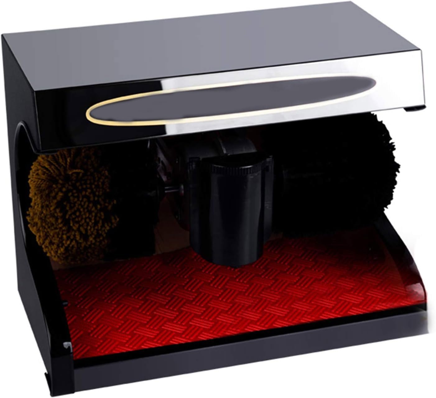 Lucidatrice elettrica per scarpe, lucidatrice automatica con spazzola sferica, kit per la rimozione della polvere, per casa, hotel, ufficio