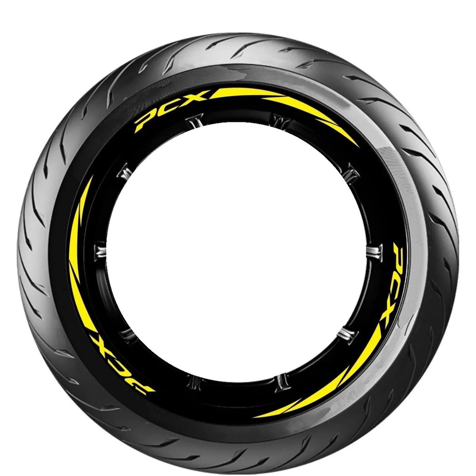 Wheel Stickers Motorcycle Wheel Sticker for PCX 125 150 160 PCX125 PCX150 PCX160 Decals Reflective Stripe Tape Decal Rim Reflective Decal