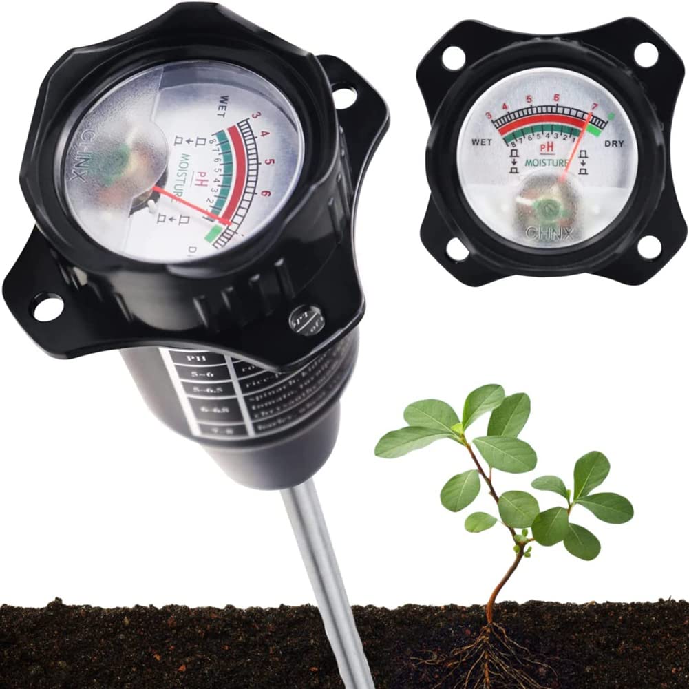 1 medidor de humedad de suelo profundo de sonda larga, higrómetro de prueba profesional para macetas grandes, jardinería, agricultura