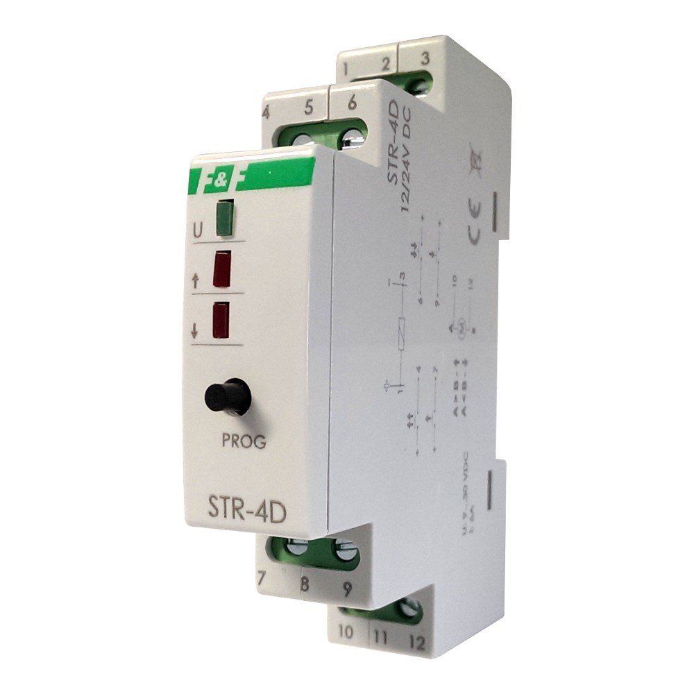 Roller shutter controller for 12/24V DC STR-4D motors /T2UK