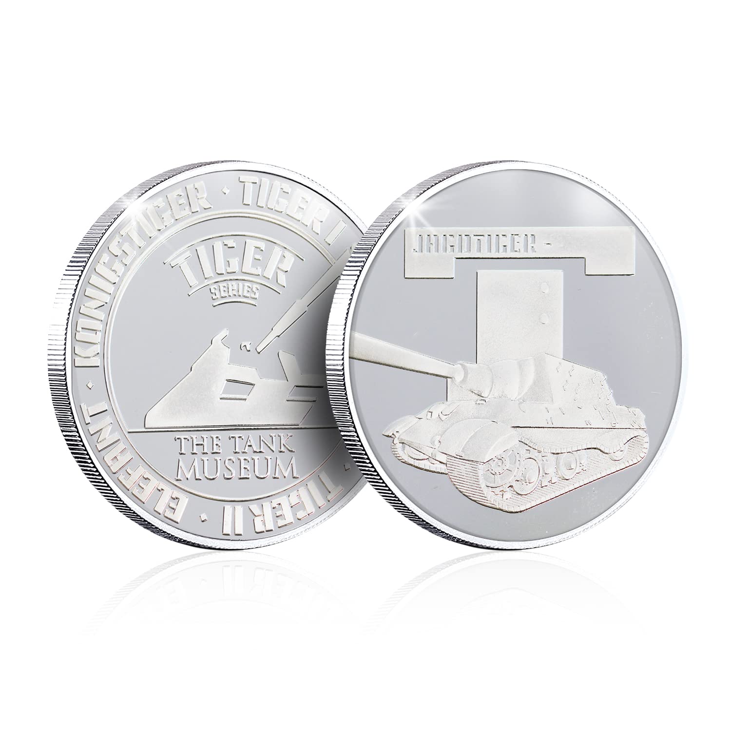 The Koin Club Tiger Tank Collection Jagdtiger World War II German Tank Destroyer Silver Coin