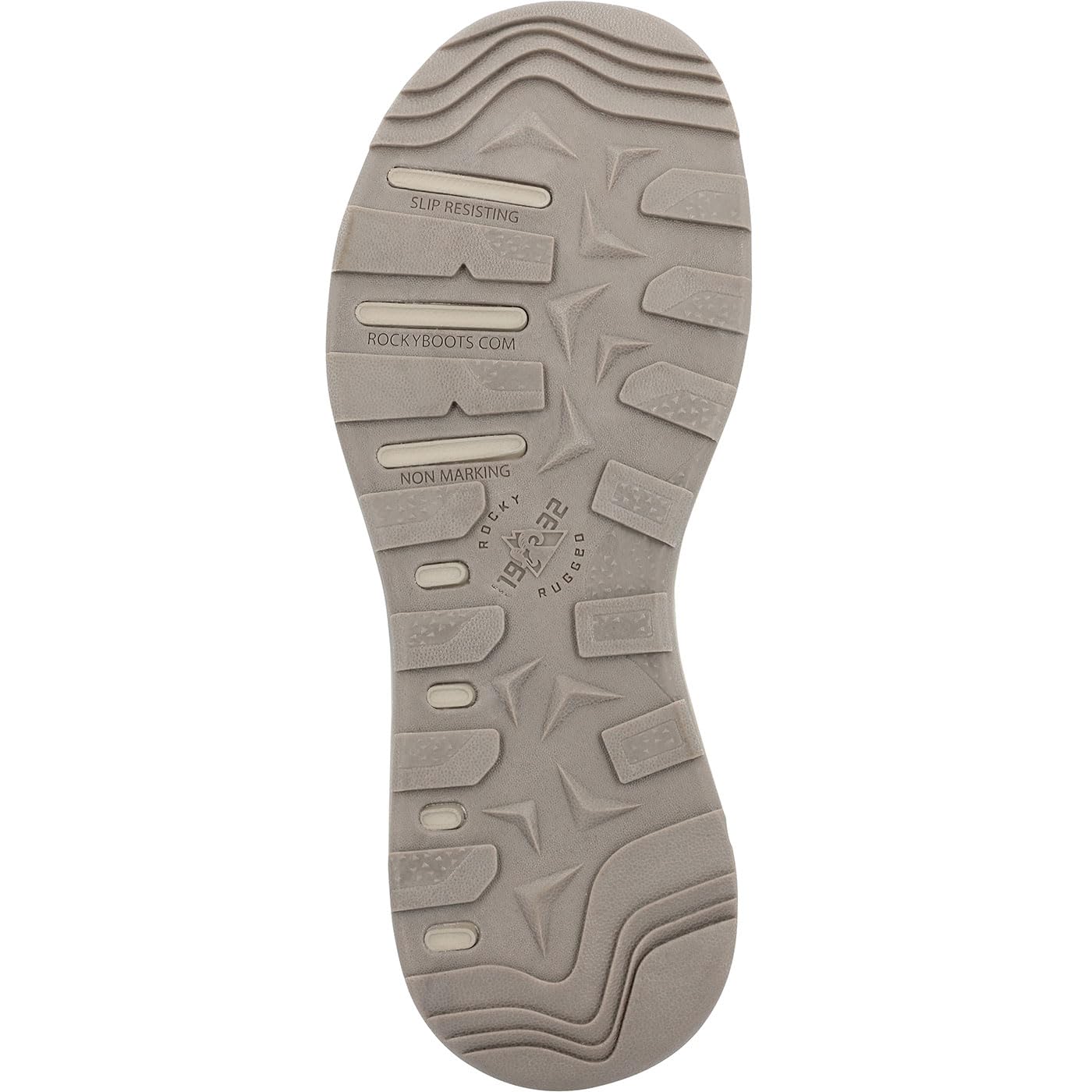 ROCKY NOWAKE Outdoor Shoe, Cement, Size 11.5(M)
