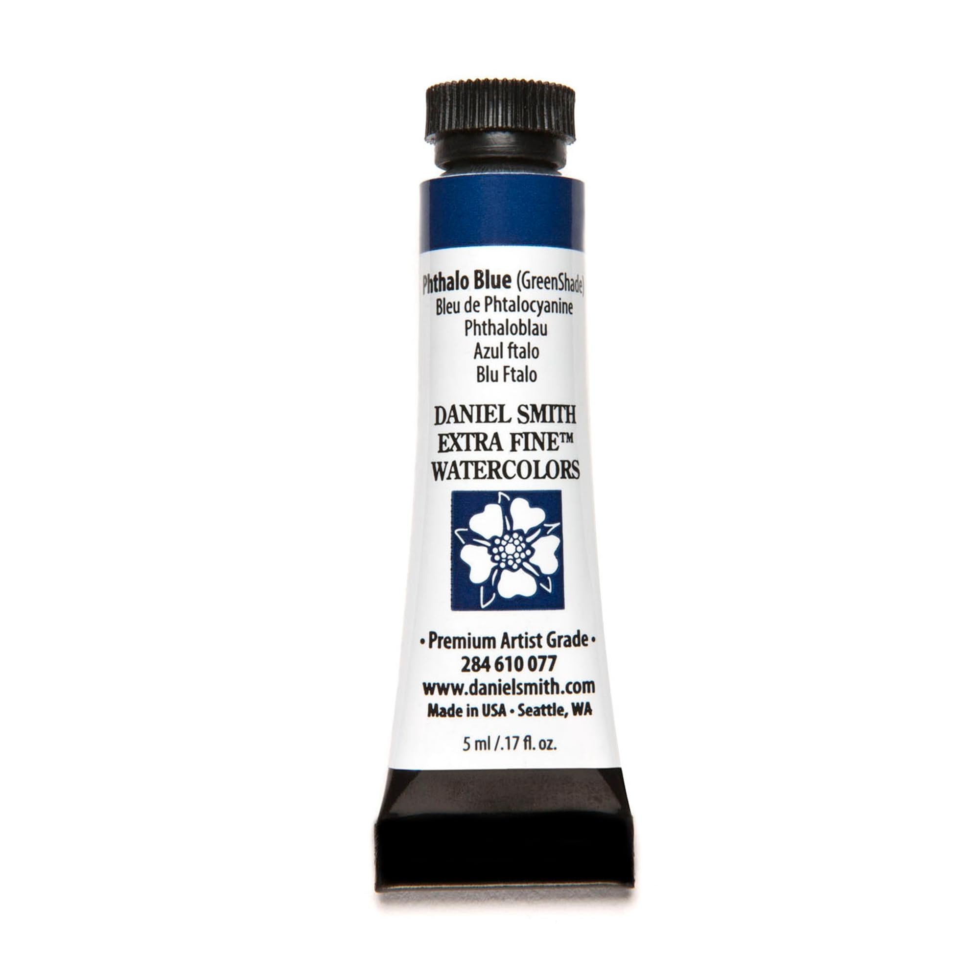 Daniel Smith Watercolour Paint Tube 5ml Phthalo Blue Green Shade Artist Use