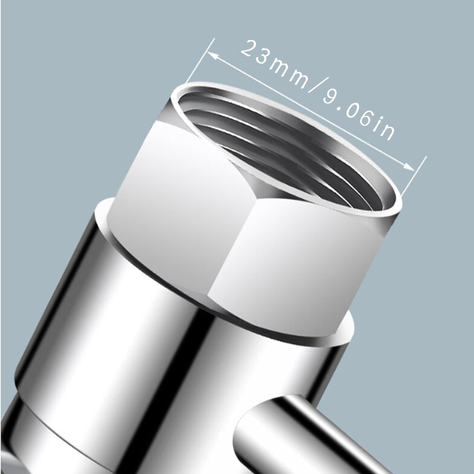 Supporto per soffione doccia, argento - Zinco di alta qualità, regolabile a 360°, supporto per doccia di alta qualità con design sicuro e robusto. | Leroy Merlin
