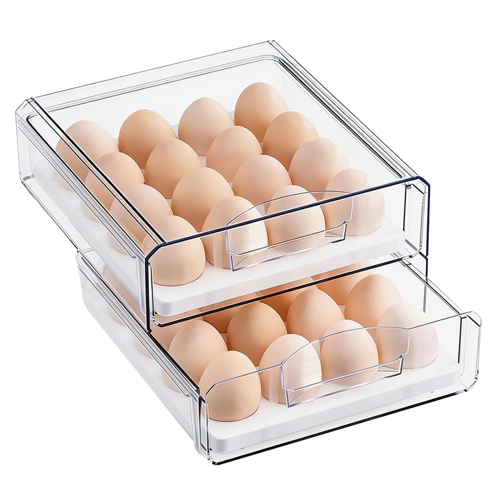 Caja de almacenamiento de huevos que evita roturas y ahorra espacio en nevera