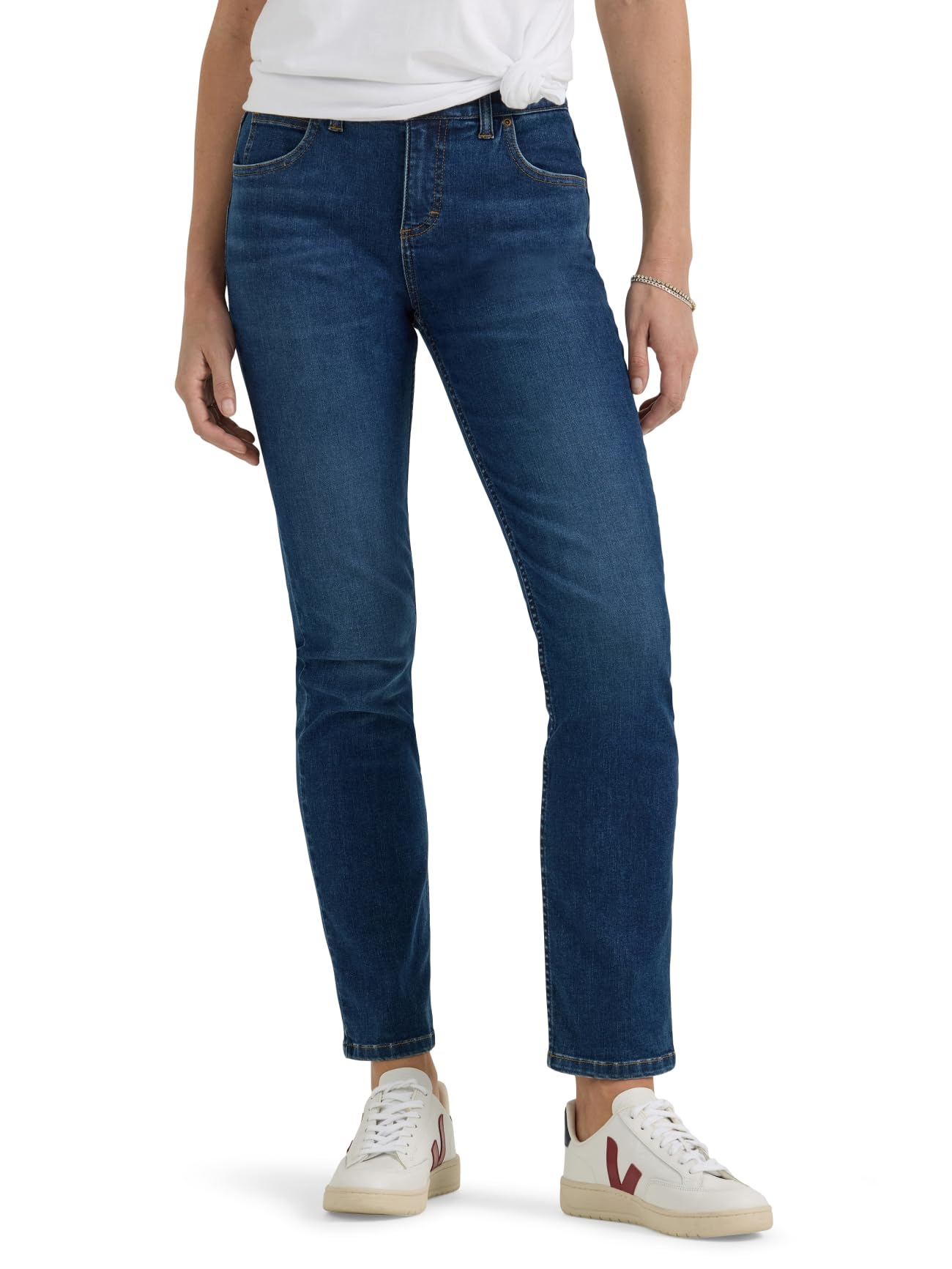 Lee Women's Ultra Lux Comfort with Flex Motion Slim Straight Jean