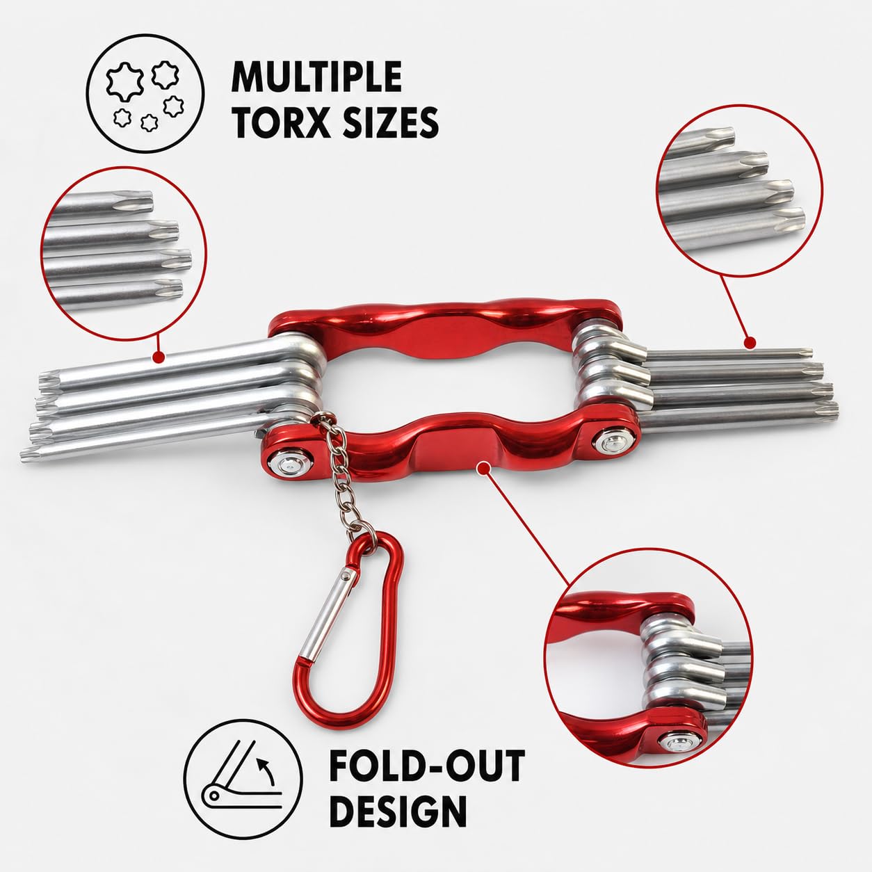 Oblivion Cycle Tool Kit - Portable 8-in-1 Multifunctional Bicycle and Bike Repair Folding Tool Set, Durable, Compact Wrench & Screwdriver Tools for Quick Bike Repairs, Lightweight, Easy to Use 3