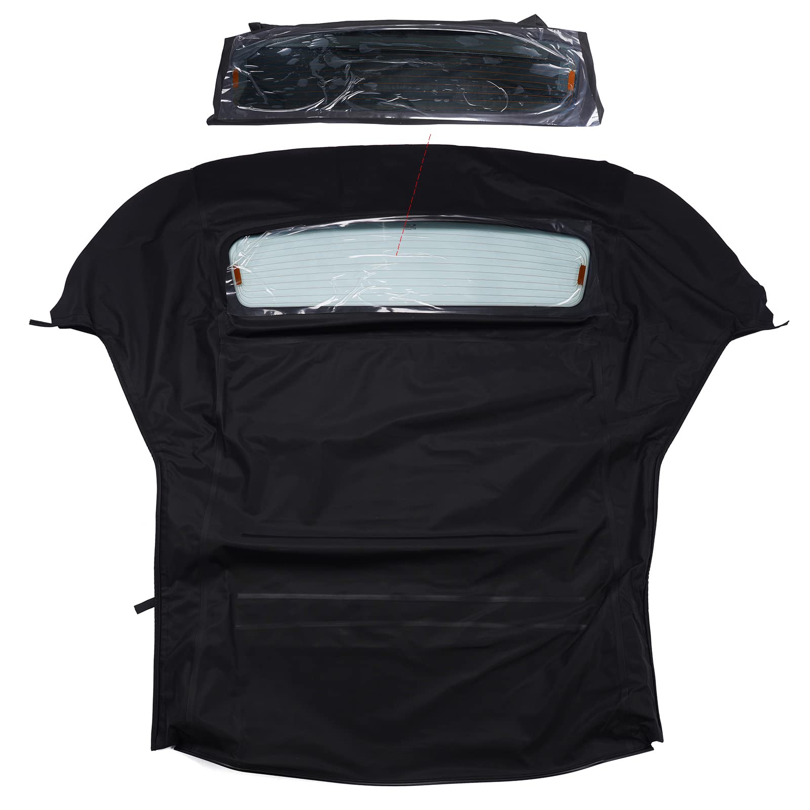 Bisenya Soft Top Convertibile con Finestra di Vetro riscaldata 00422-94 Compatibile con Mu-Sta-NG 2005-2014 10-11-MUS-023 MPDY2635