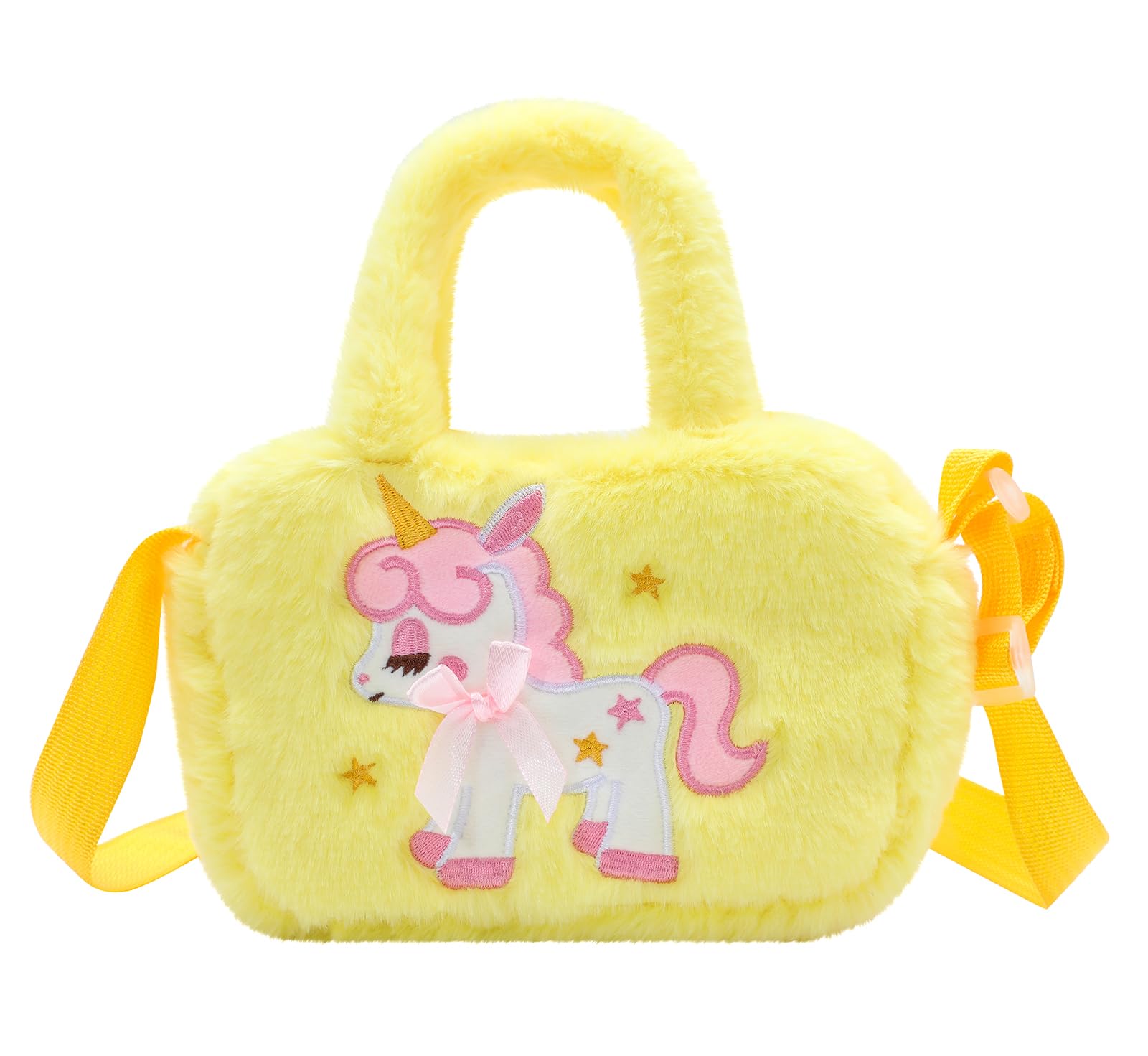 Kids Cute Mini Crossbody Bag | Small Plush Unicorrn Bag | Purse | Handbag for Baby Girls
