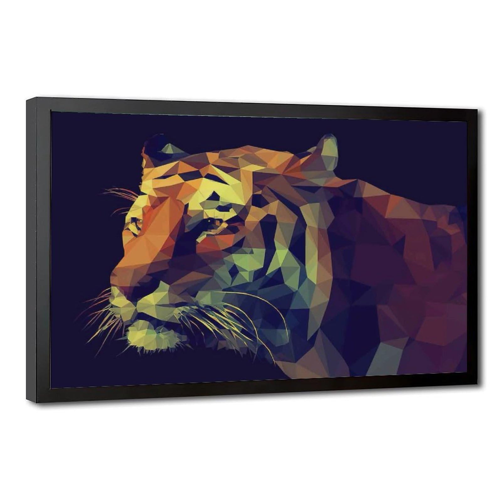 Bareronor Abstract Tiger Poster Canvas Poster Bedroom Decor Landscape Office Room Decor Gift 20" L X 30" W