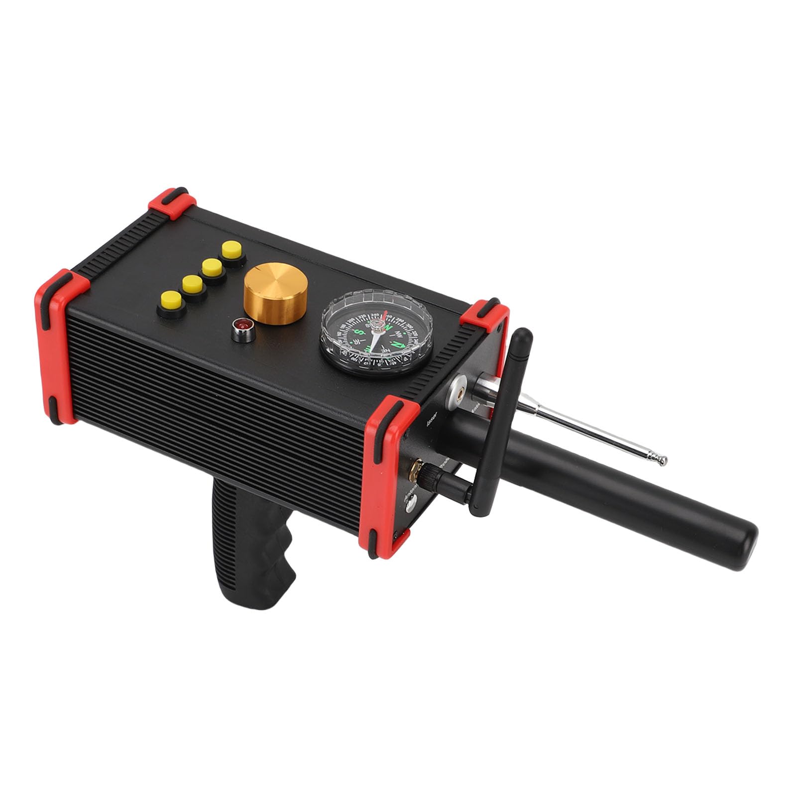 Underground Metal Detector Professional 15m Deep 1000m Range Gold Silver Copper Finder with Compass for Archaeology Construction Security Aluminum Handheld Scanner