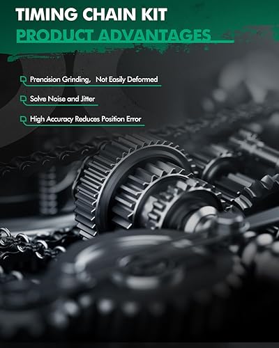 Miniatura 7 de SCITOO 9-0389S Kit de cadena de distribución del motor Sets Bomba de agua reemplaza para Ford para Mercury para Mazda Explorer Explorer Sport Trac