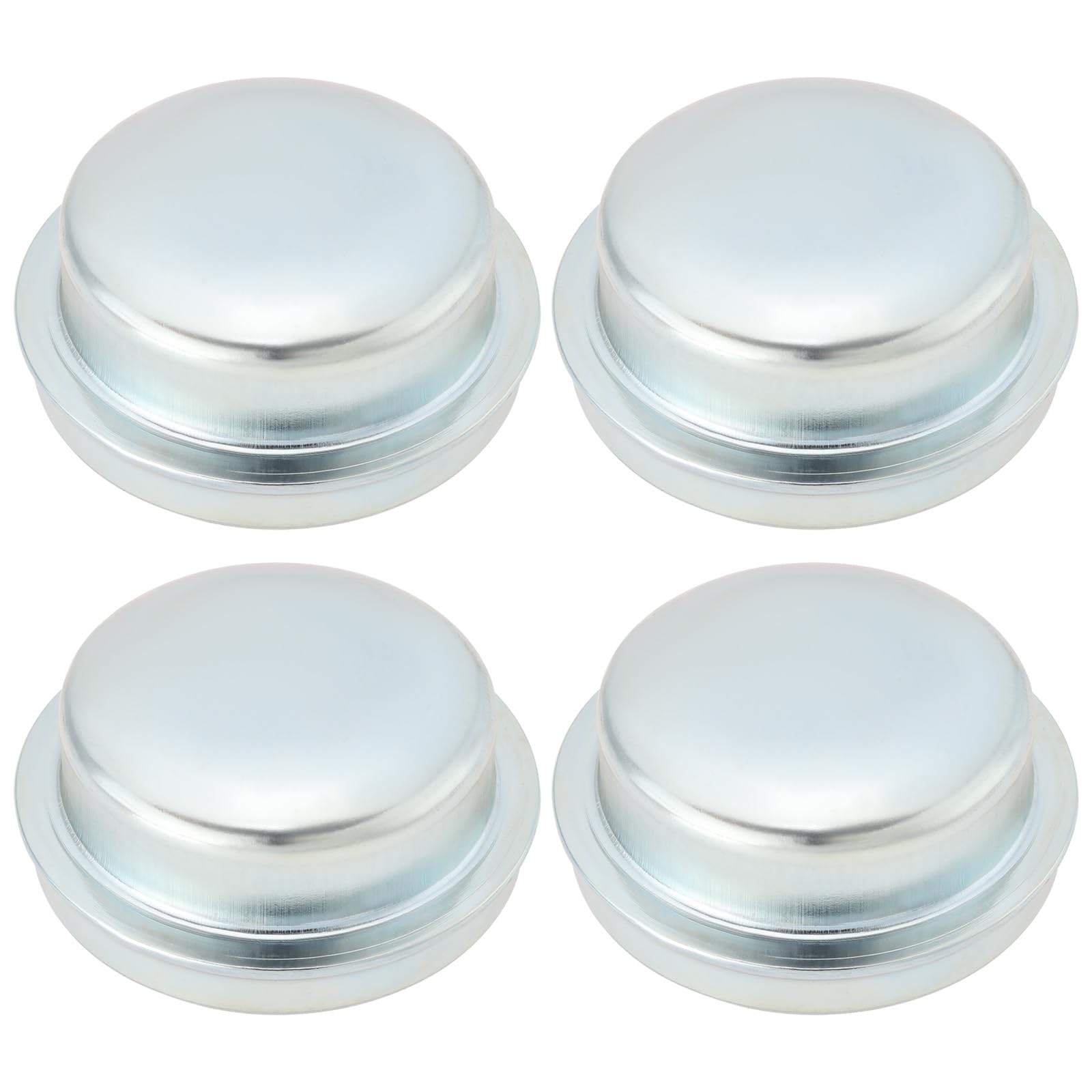 SG Store 4pcs Trailer Wheel Hub Cover Bearing Dust Cover Cold Rolled Steel Trailer Wheel Cover 64x28mm for Trailer Wheels with Diameter of 64mm, Silver