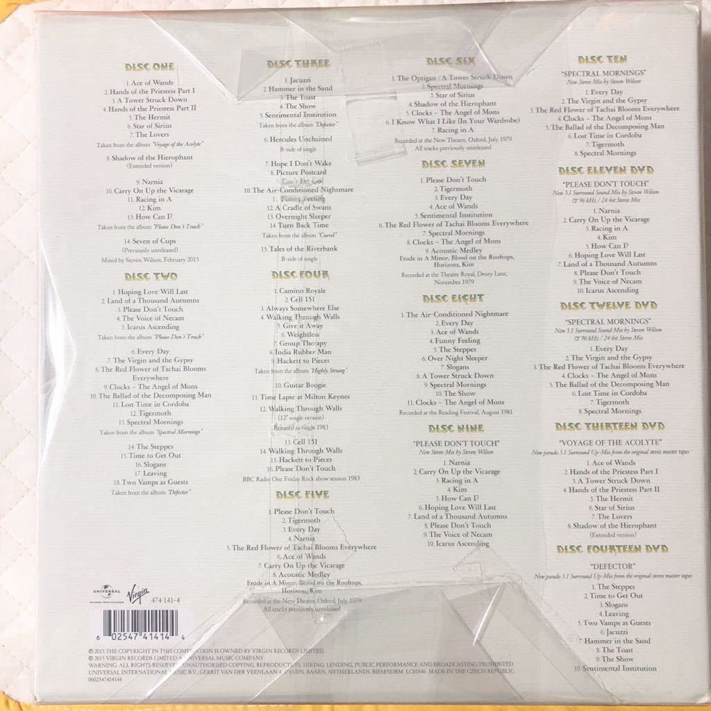 Amazon.co.jp: 10CD＋4DVD！Steve Hackett/PREMONITIONS : Toys & Games