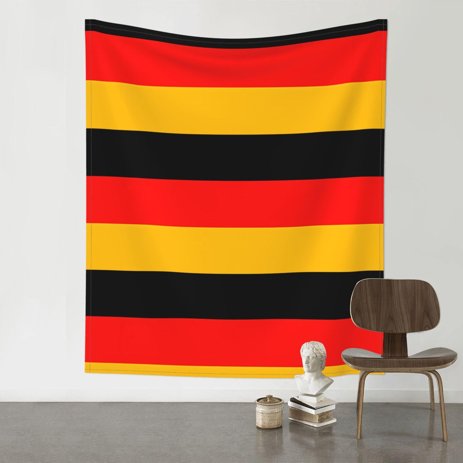 YYHHAOFA germany flag Prints 60x51in Wall Tapestry – Durable Polyester Throw for Dorm, Beach, & Home Decor