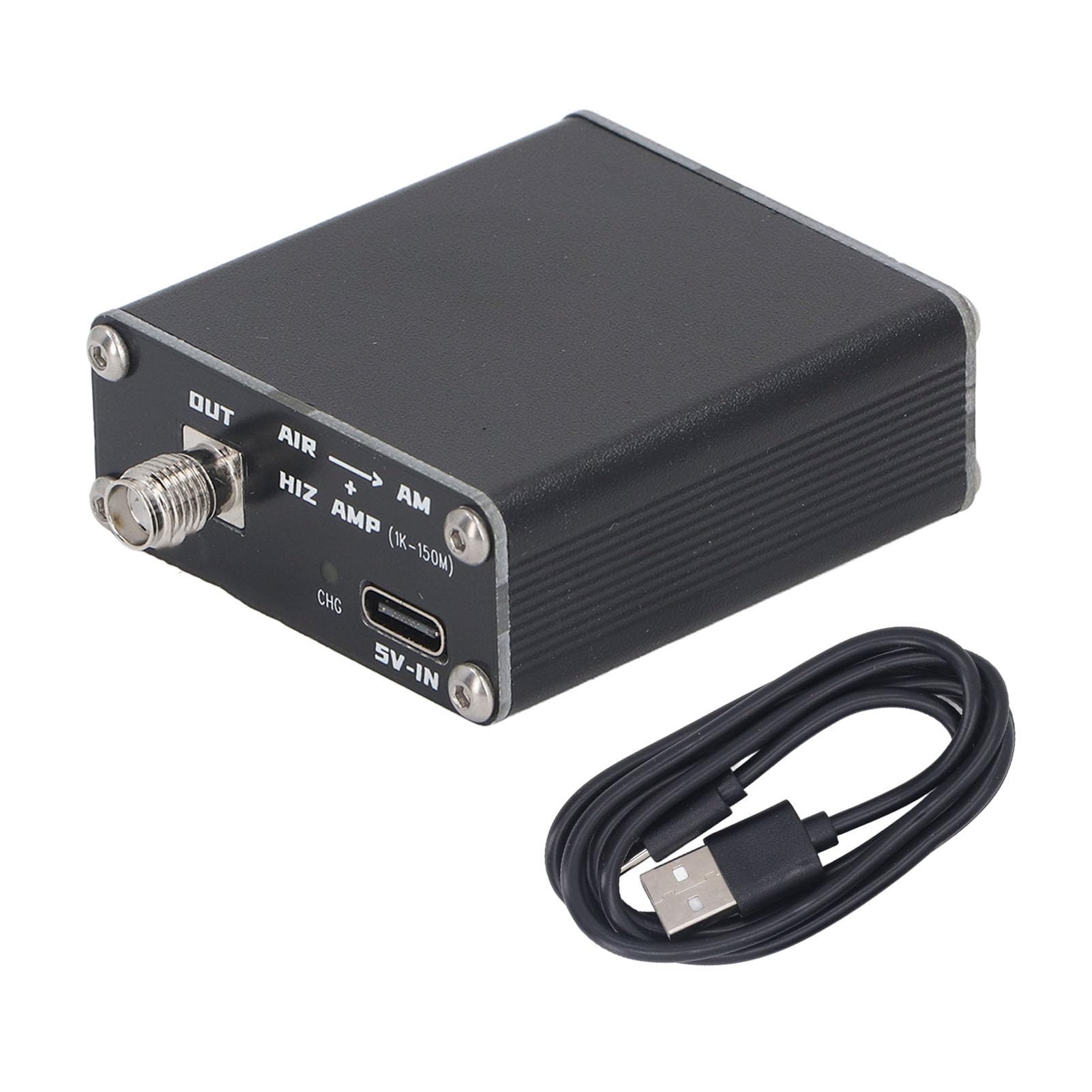 110m AIR to AM HIZ AMP Frequency Converter Aluminum Alloy High Resistance Amplifier for Home Travel