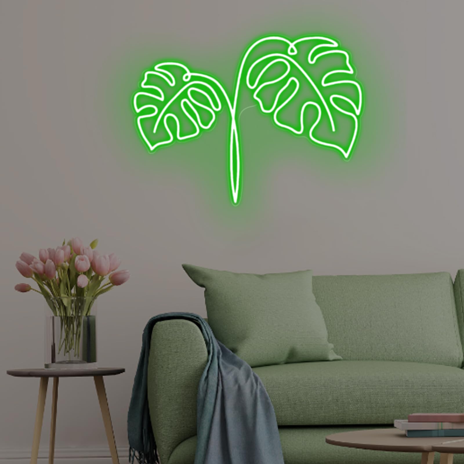 Monstera Neon Sign
