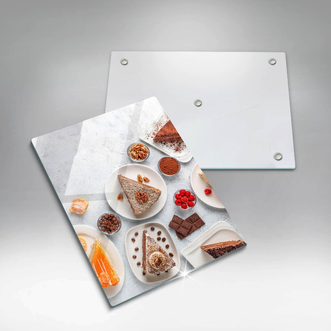 Tabla de aperitivos | Gris | Superficie impresa