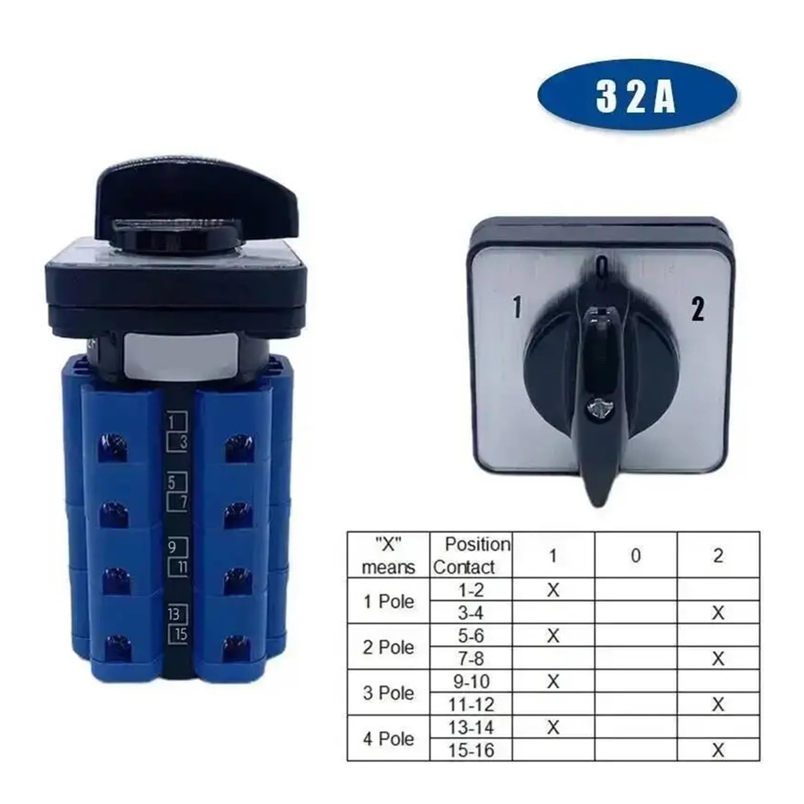 Machine-outil de moteur coupure courant LW26-32F 1-4 pôles C02/1