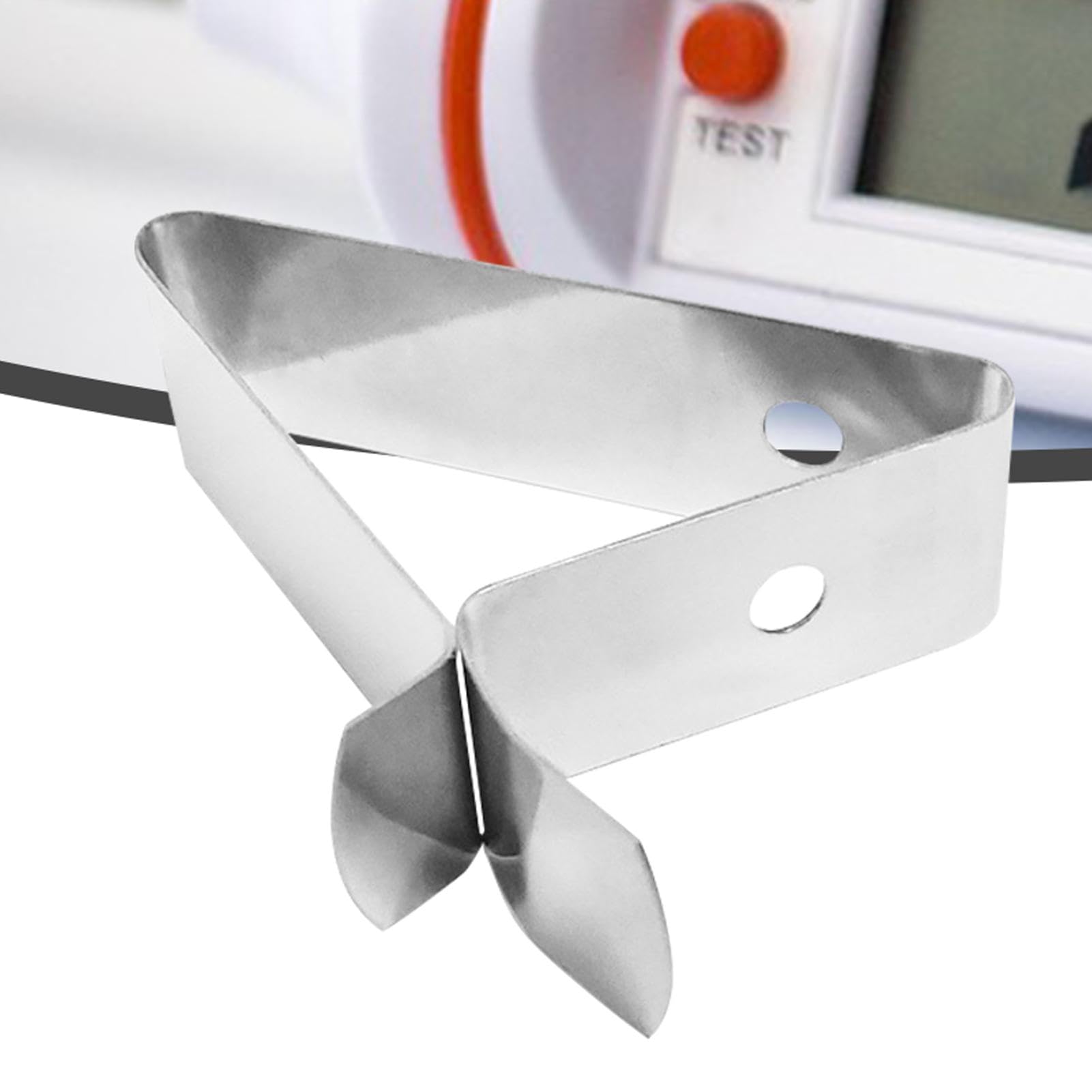 Clip Per Sonda Di Temperatura Da Barbecue - 4 Pezzi In Acciaio Inox Per Grill E Forni - Foto 3