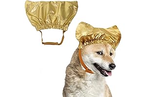 Pet Shower Cap - Waterproof Reusable Bath Ear Covers with Adjustable Strap...
