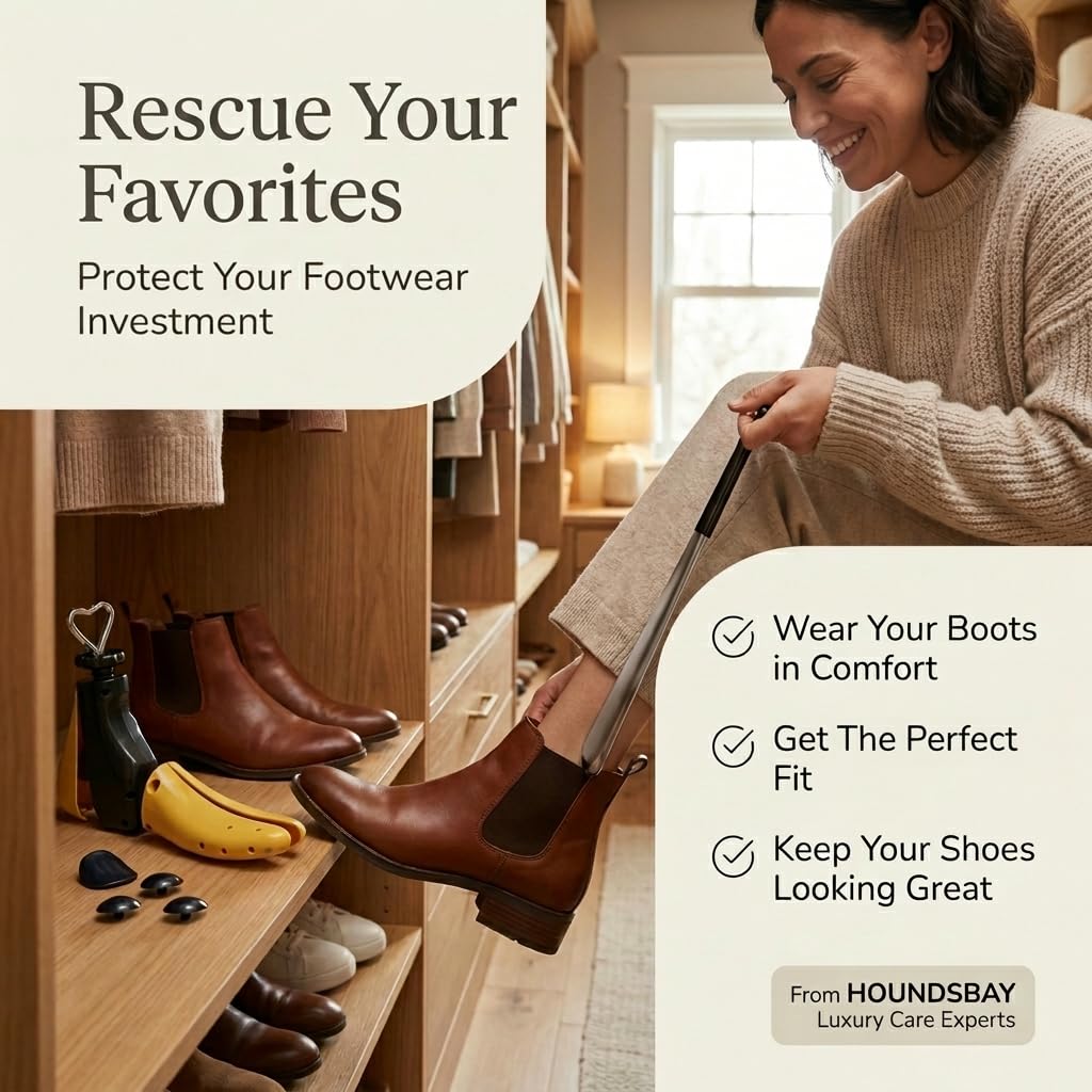 HOUNDSBAY Boxer - Estirador profesional de botas para hombres y mujeres; expansor de botas para pies anchos o juanetes