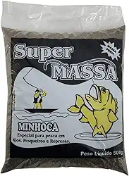 Kit 2 Massa De Pesca Isca Em Pó Sabor Minhoca Carnívoros 500g