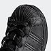 adidas Originals Kid's Unisex Superstar Black/Black/Black 3.5