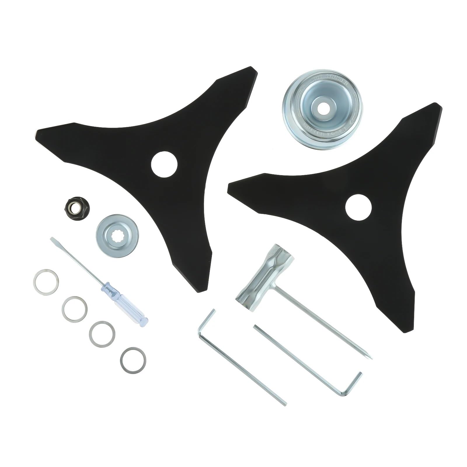 13 pz/kit per Decespugliatore In Acciaio Al Carbonio 10 Pollice * 3 Denti Lama Rider Piastra Rondella per Stihl Trimmer Weed Pasqua