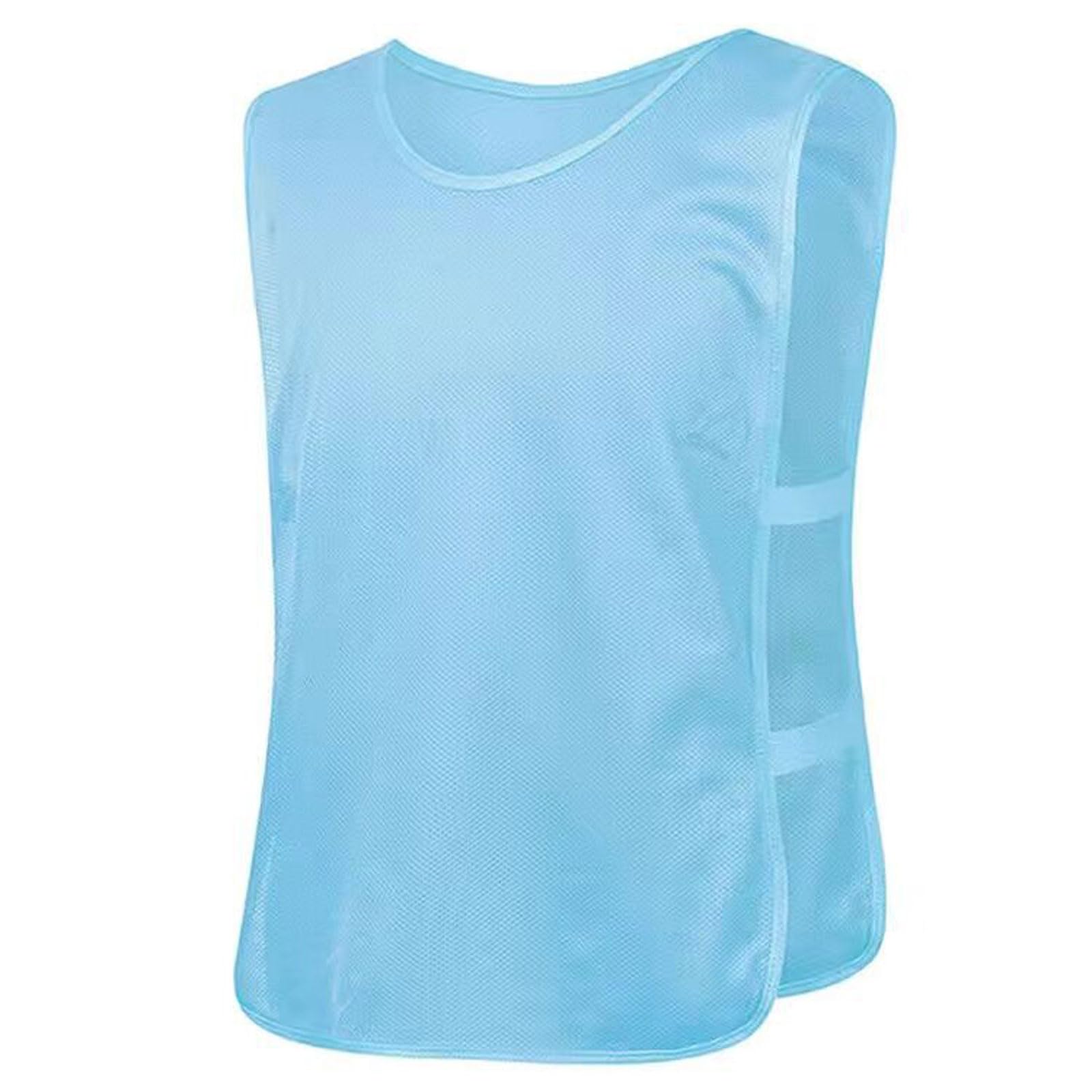 Set da 6 pezzi,Sports Bibs per Calcio,Pettorine da Allenamento,Riutilizzabile,Gilet da Allenamento Numerato Vuoto,Molti Colori e Taglie,Pettorine per allenamento a squadre,per squadre di calcio