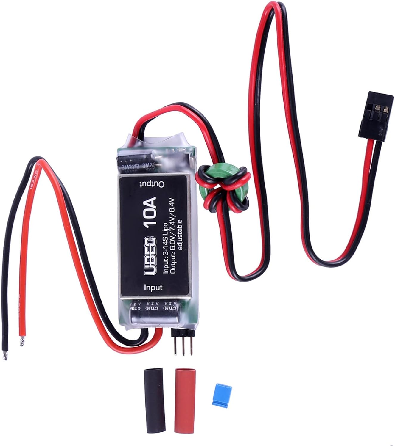 CHICHIYANG 6V 7.4V 8.4V Adjustable Output 10A UBEC 3-14S Lipo High Voltage Regulator Module BEC for Hobbywing