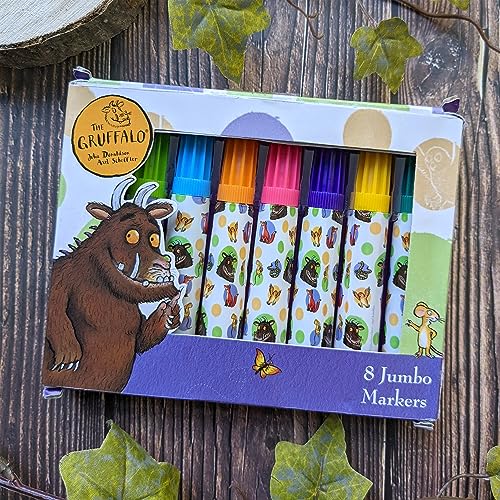 Robert Frederick Set of 8 Jumbo Marker Pens for Children Gruffalo Design - Perfect for Ages 3 Years Upward - Image 4