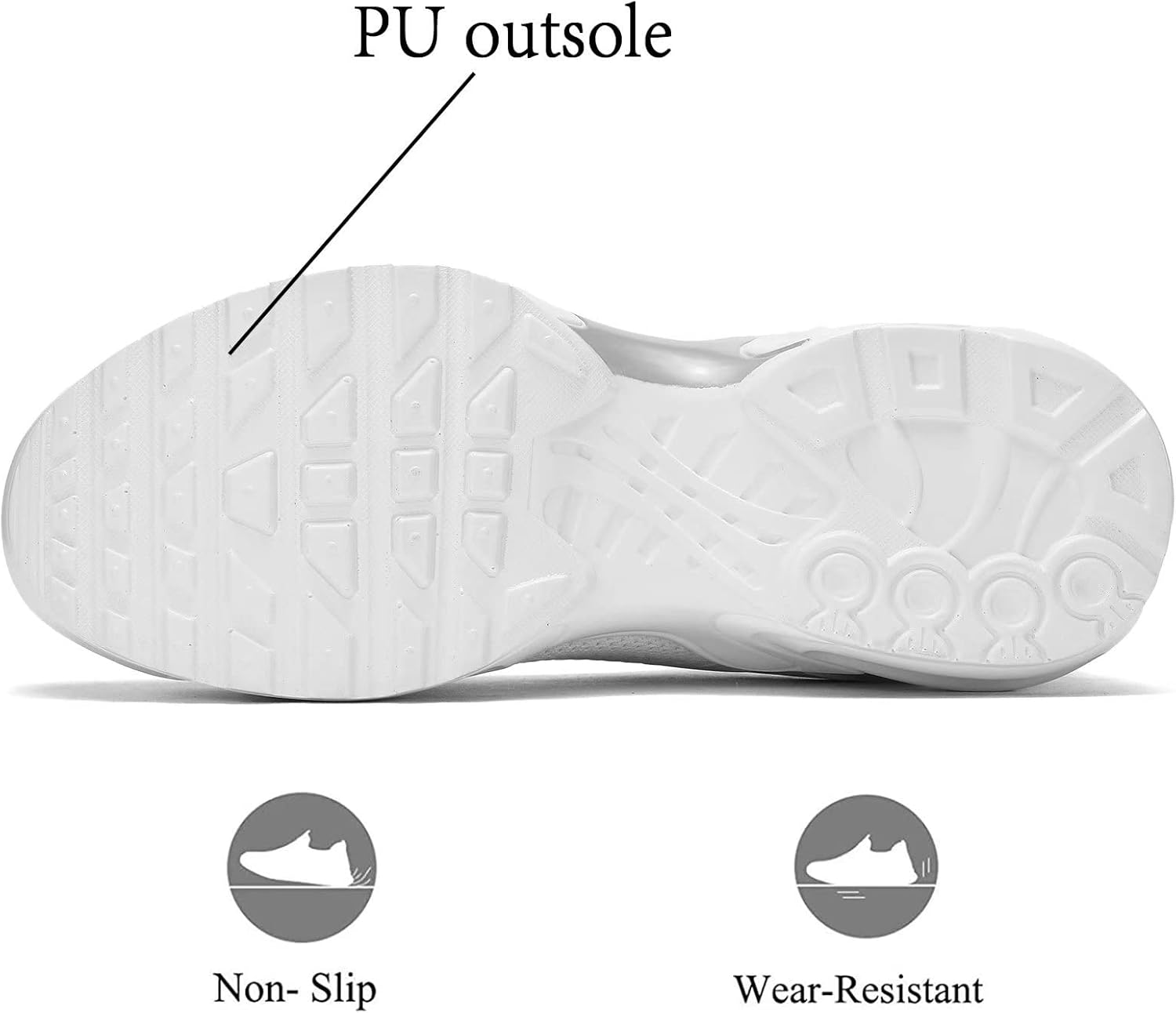 Men's Fashion Sneaker Non Slip Air Running Shoes for Men Athletics Sport Trainer Tennis Basketball Shoes 11 Grey