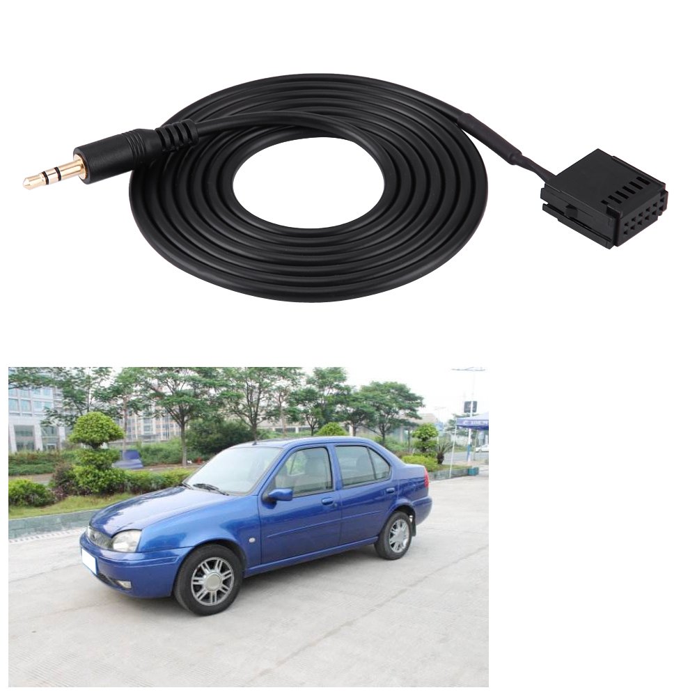 KIMISS 6000CD cavo con jack 3,5 mm e adattatore audio a 12 pin, per auto, con strumenti per l’estrazione dei CD